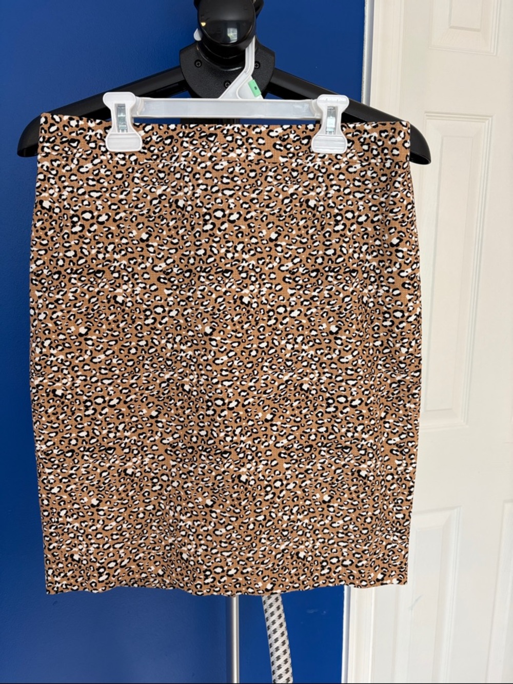 J. Crew Factory Tan Leopard Print Pencil Skirt